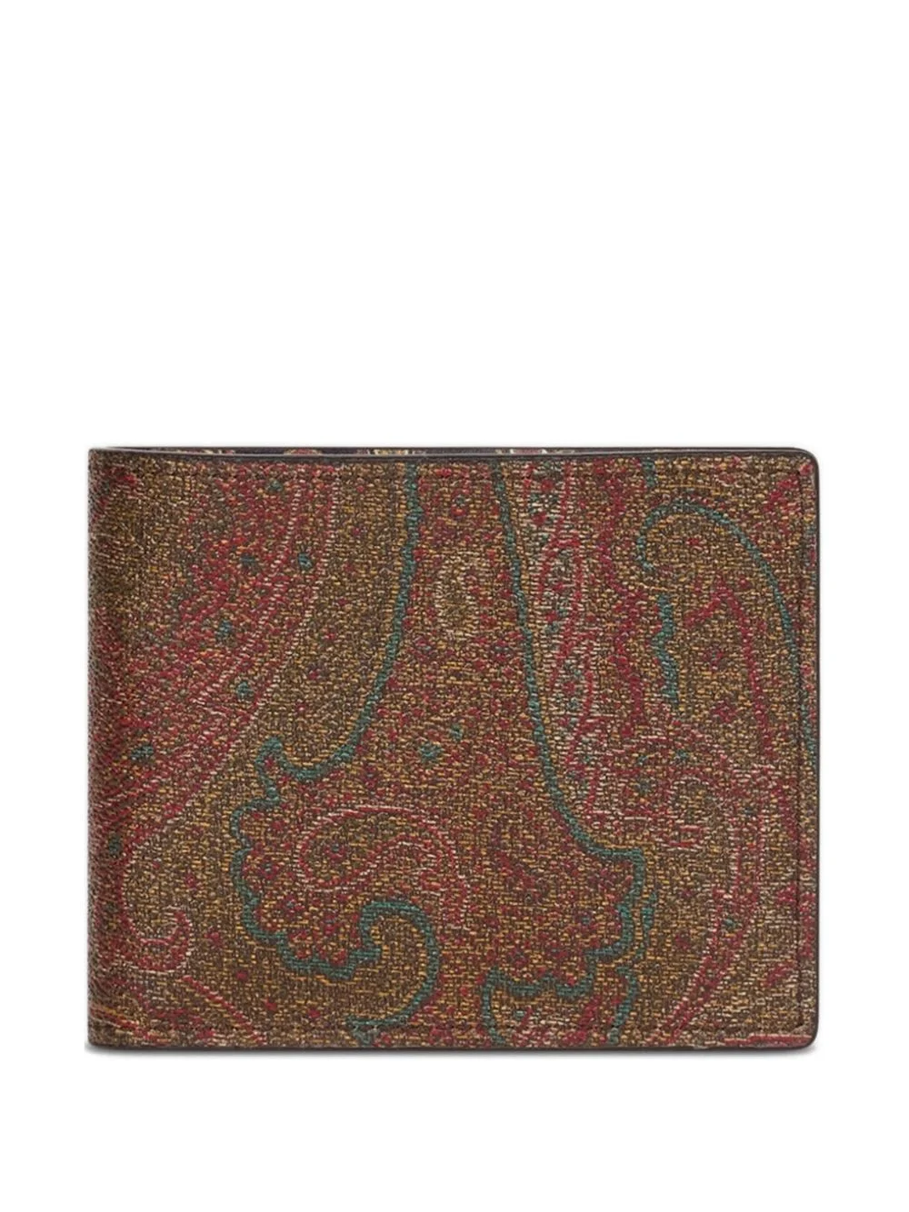 paisley-print jacquard wallet - 1