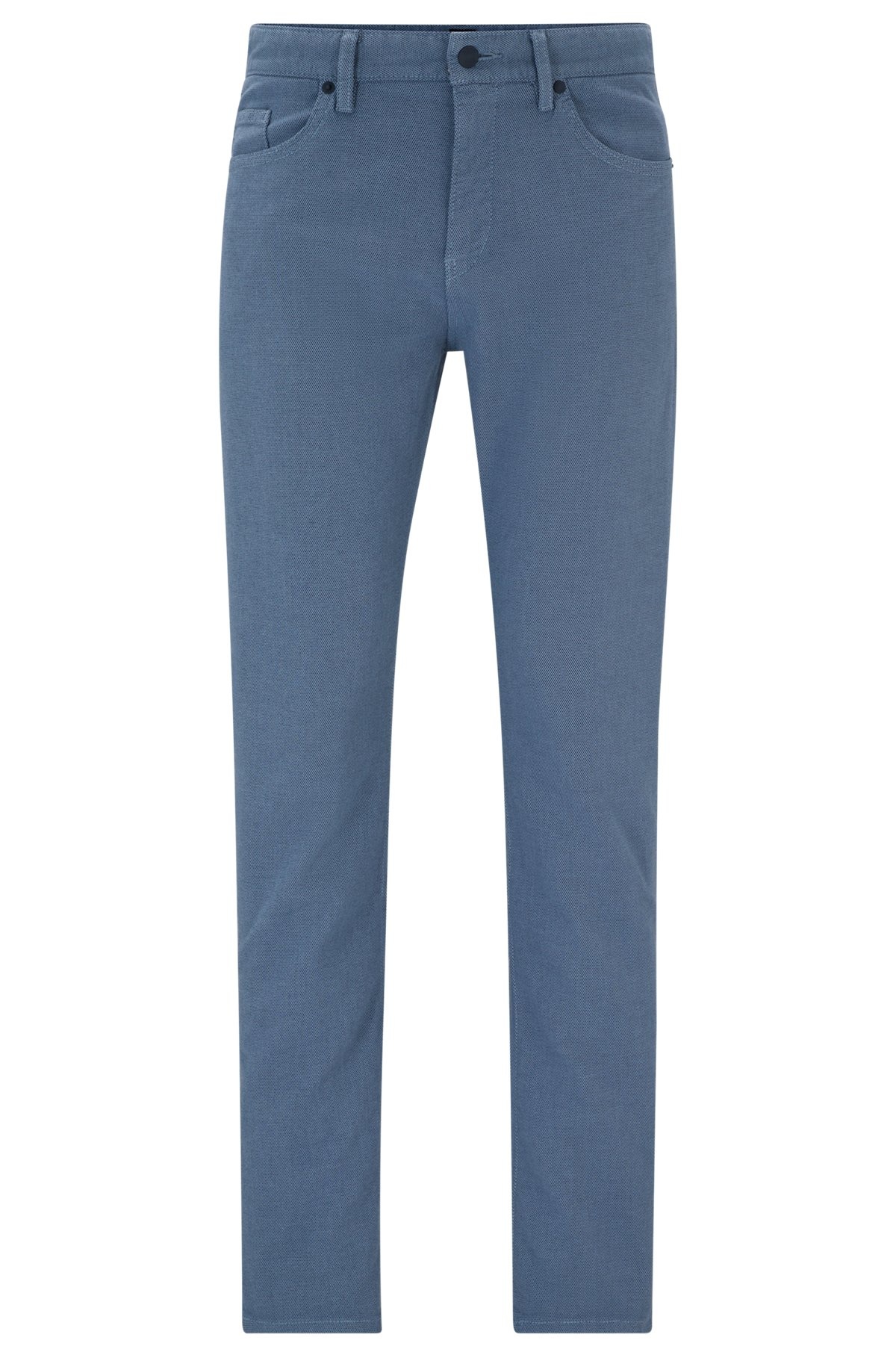 SLIM-FIT JEANS IN TWO-TONE STRETCH DENIM - 1