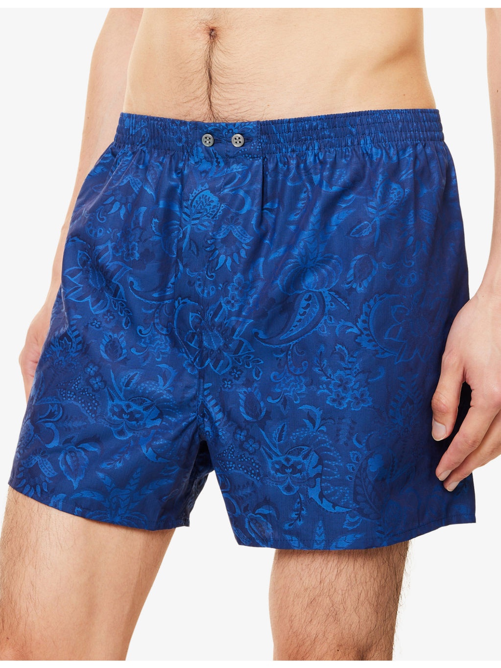Printed Mid-Rise Cotton-Poplin Boxer Shorts - 4