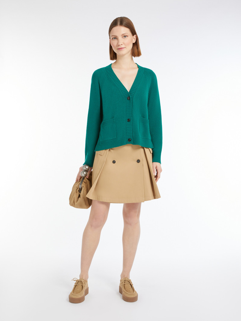 WEEKEND Max Mara MESSINA Wool and viscose yarn cardigan outlook
