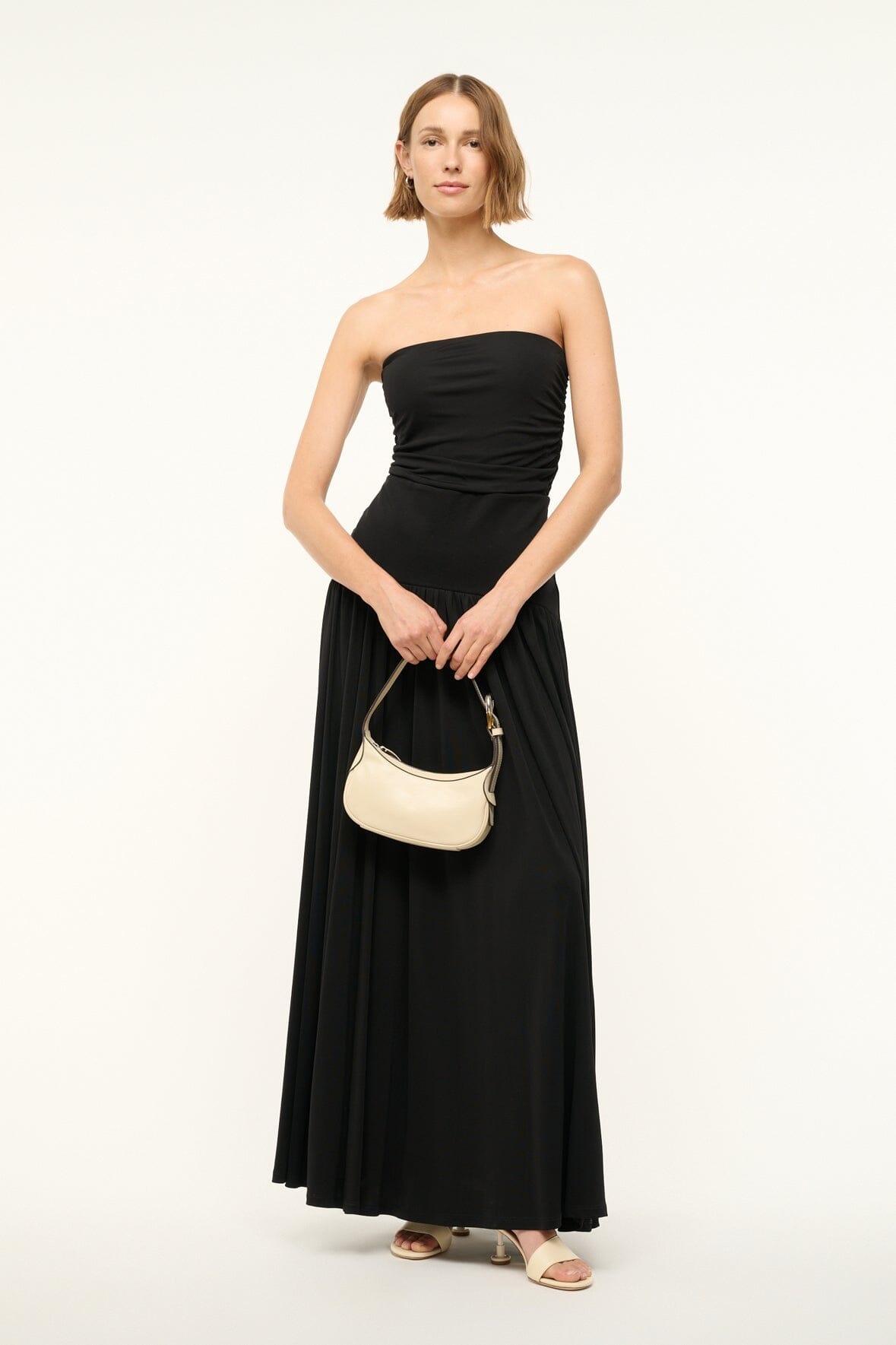 STAUD MARIANA DRESS BLACK - 5