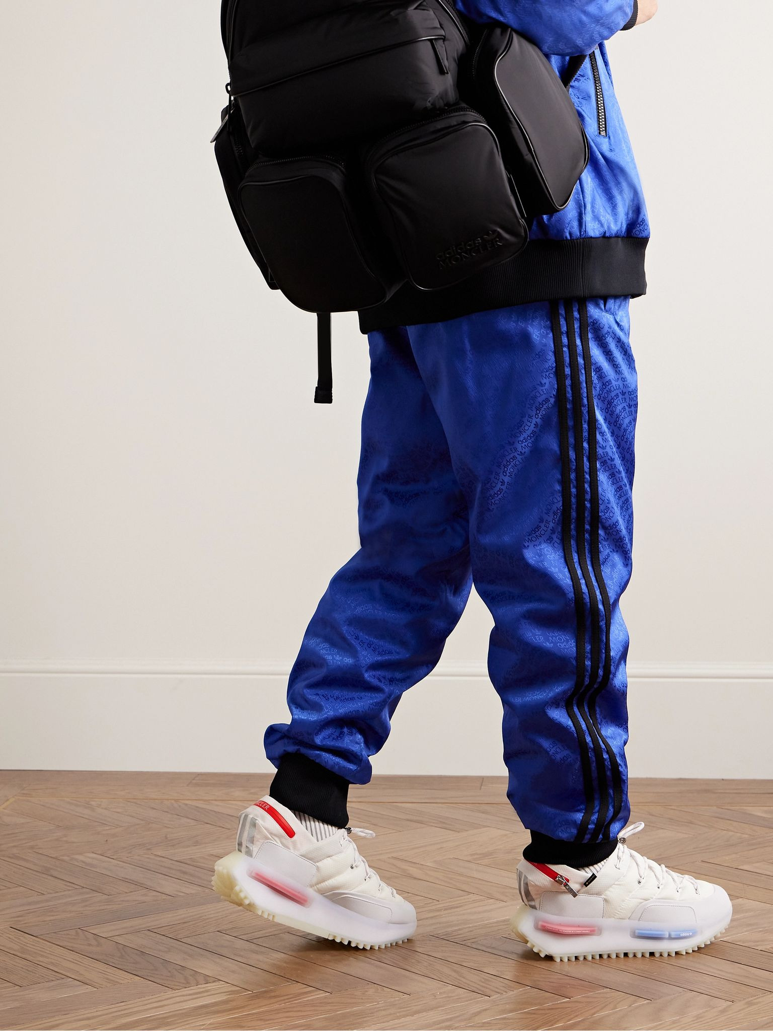 + adidas Originals NMD Runner Stretch Jersey-Trimmed Quilted GORE-TEX High-Top Sneakers White - 2