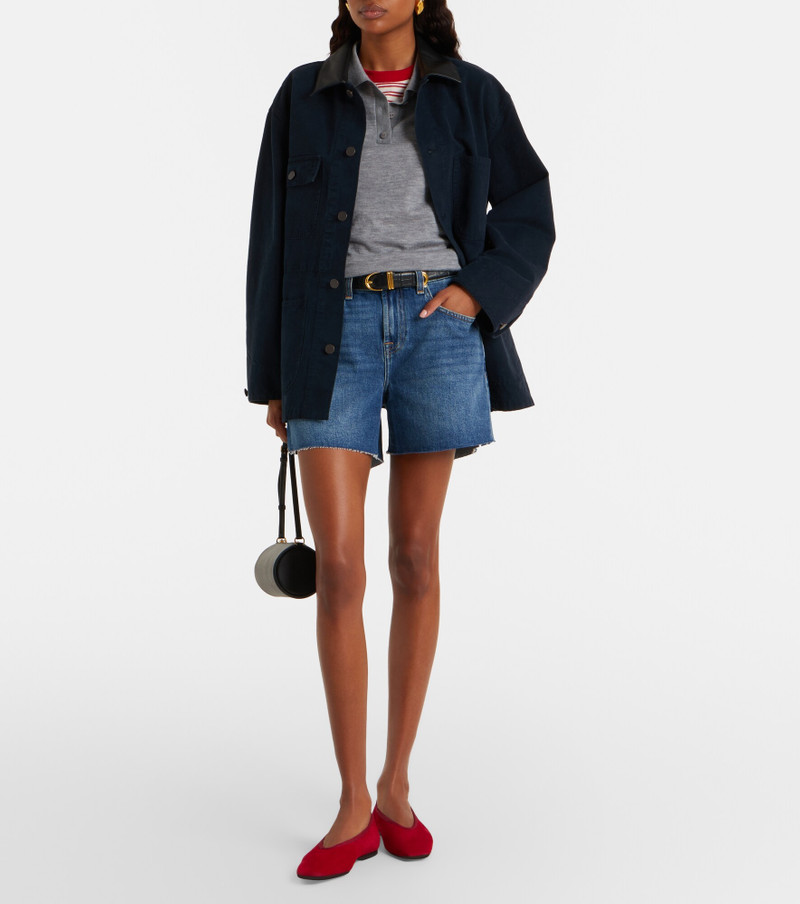 7 For All Mankind Monroe denim shorts outlook