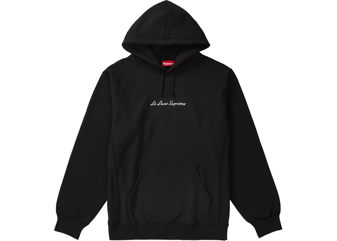 Supreme Le Luxe Hooded Sweatshirt Black - 1