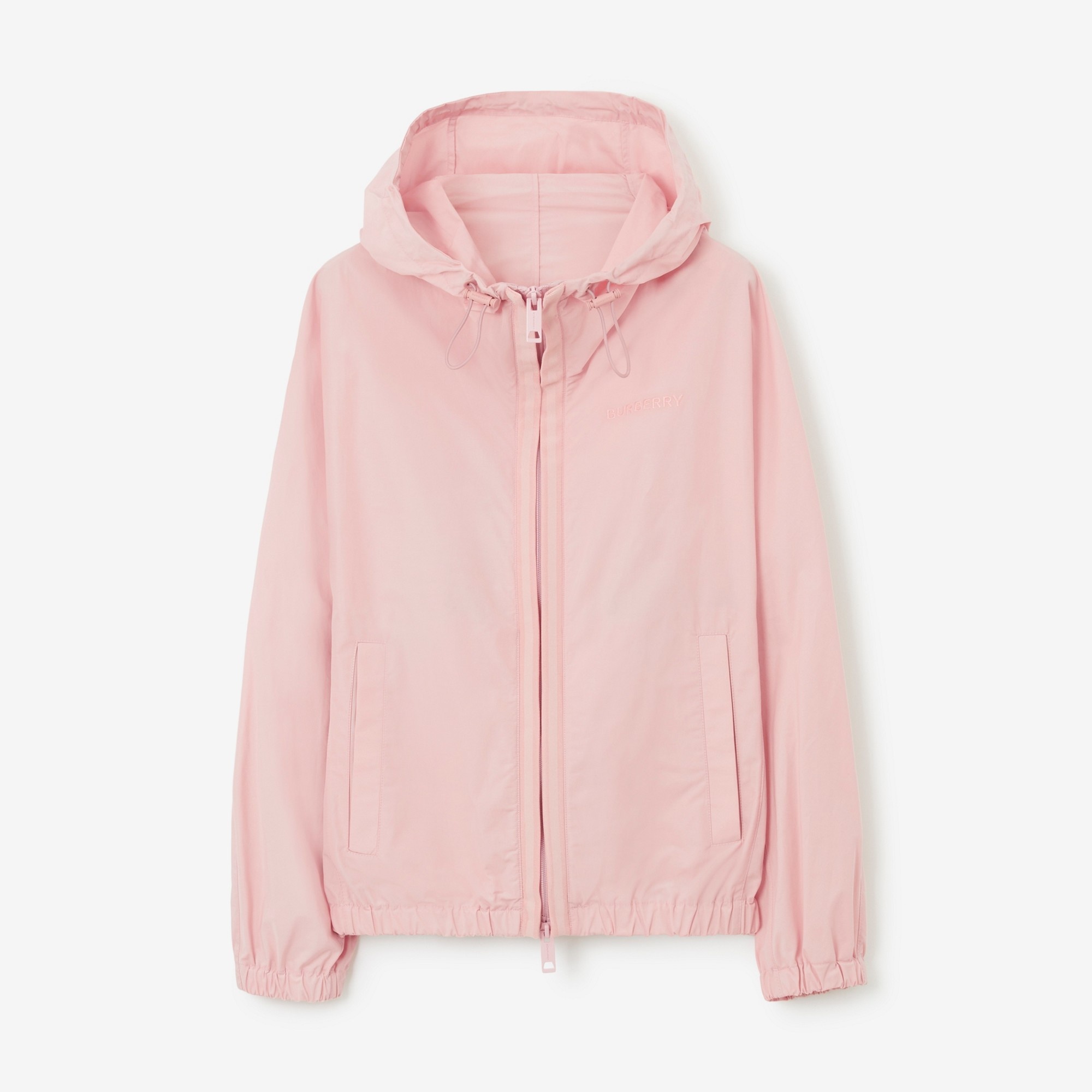 Cotton Blend Hooded Jacket - 1