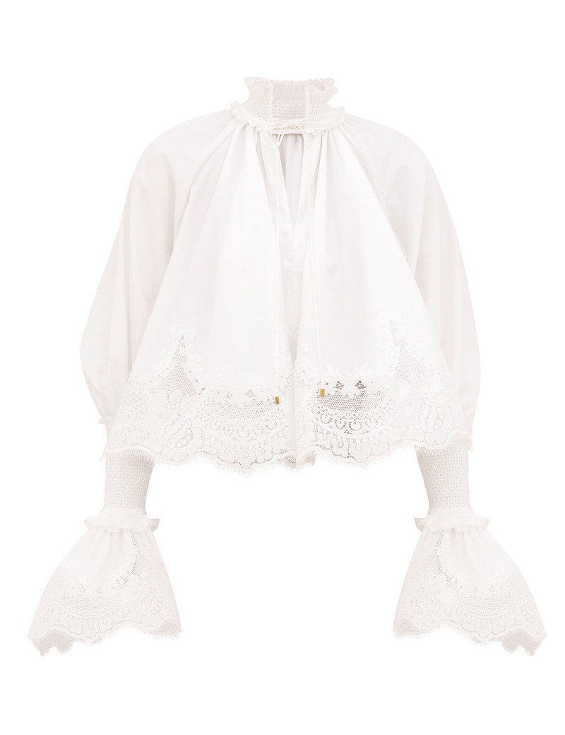 ALCHEMY SHIRRED BLOUSE 1