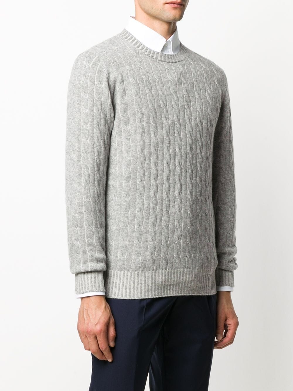 cable-knit cashmere jumper - 3