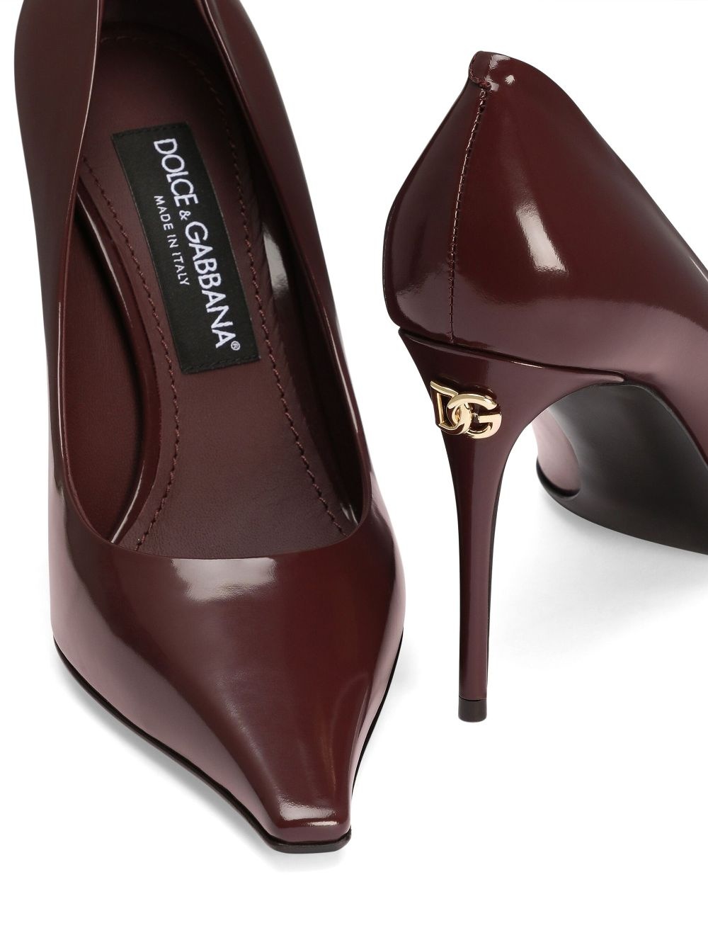 90mm leather pumps - 4