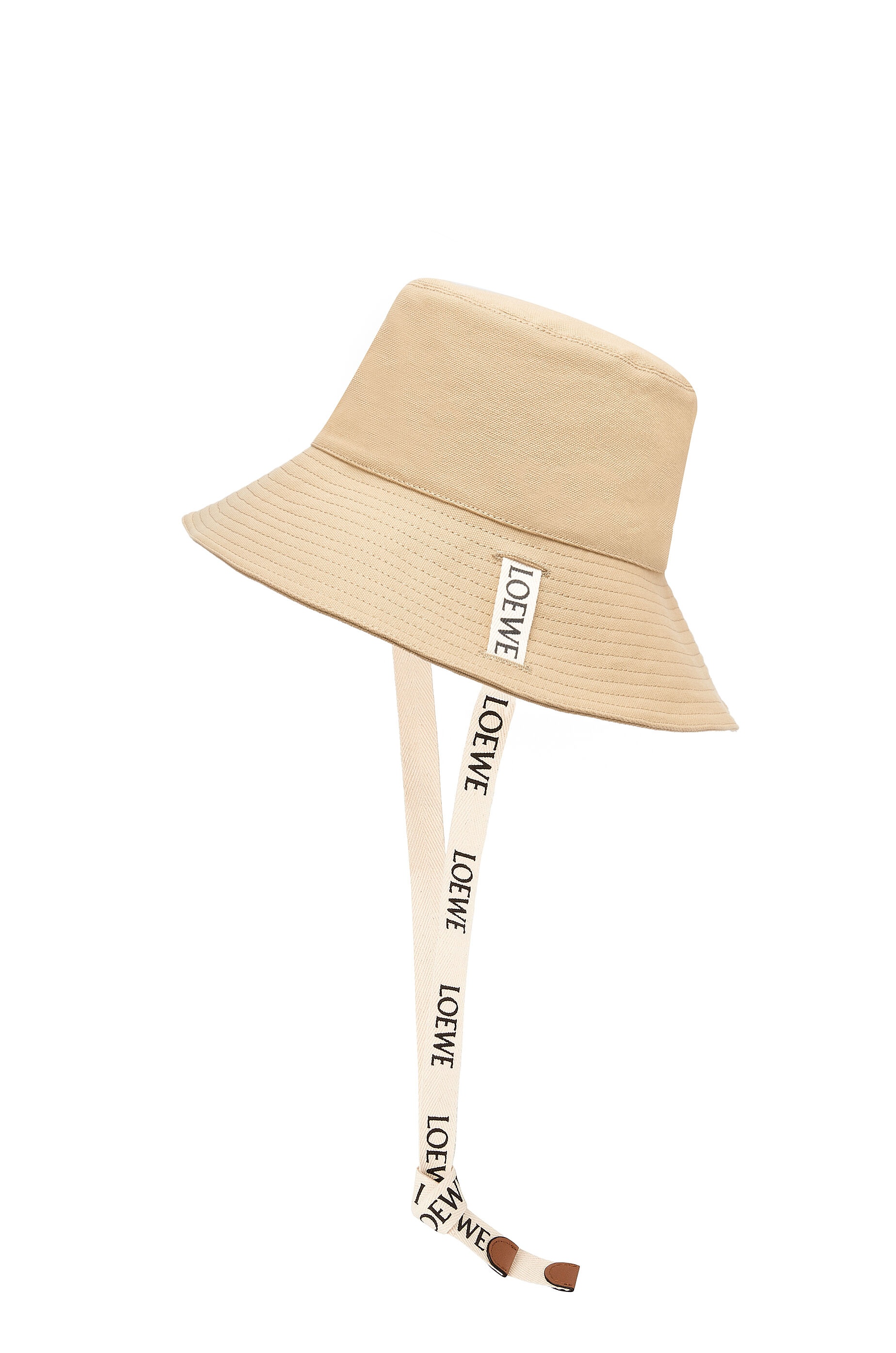 Fisherman Canvas Hat in White - Loewe