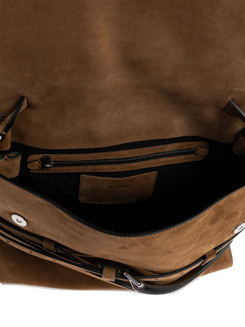 belted handle tote bag 6