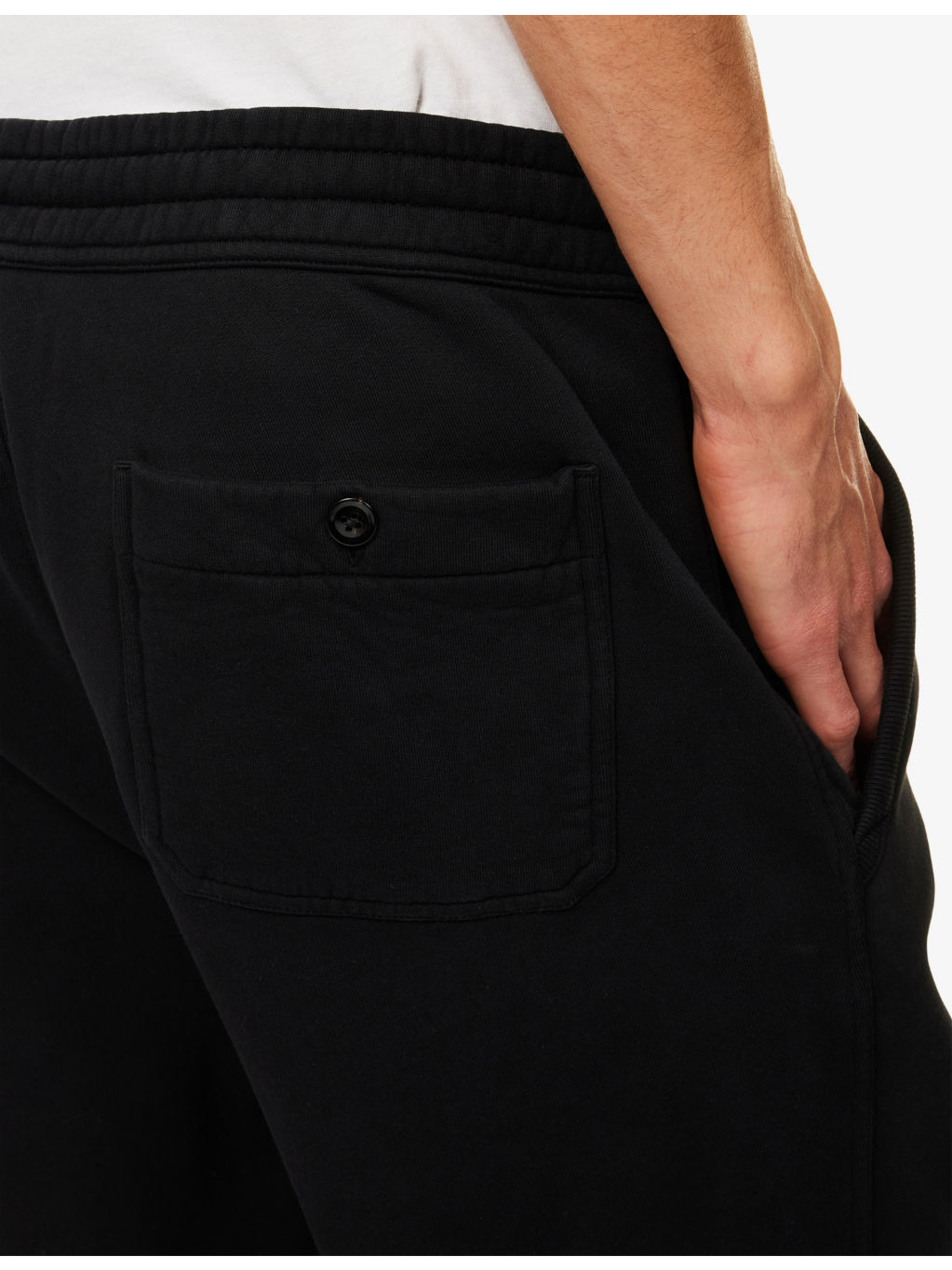 Tapered-Leg Cotton-Jersey Jogging Bottoms - 5