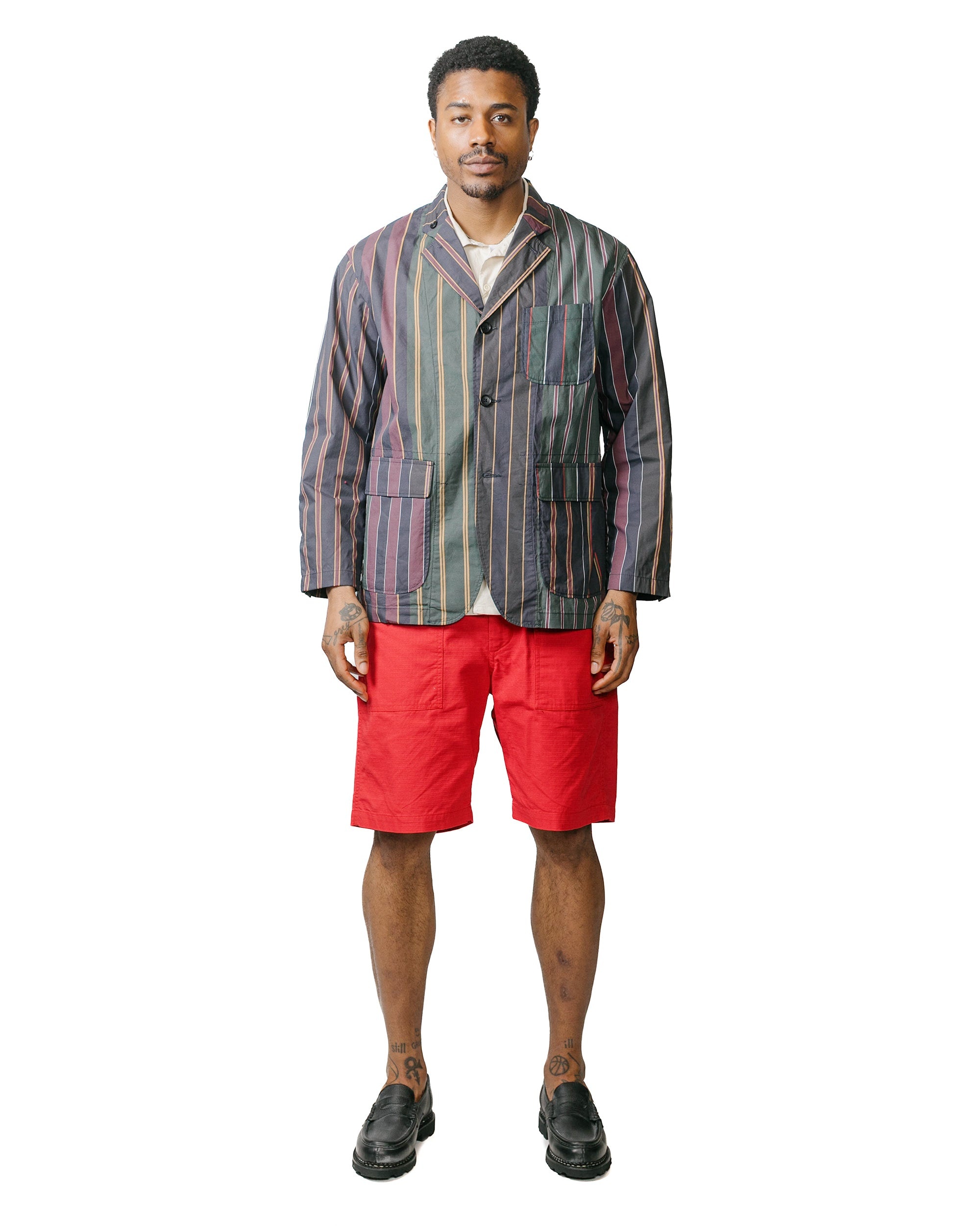Fatigue Short Red Cotton Ripstop - 4