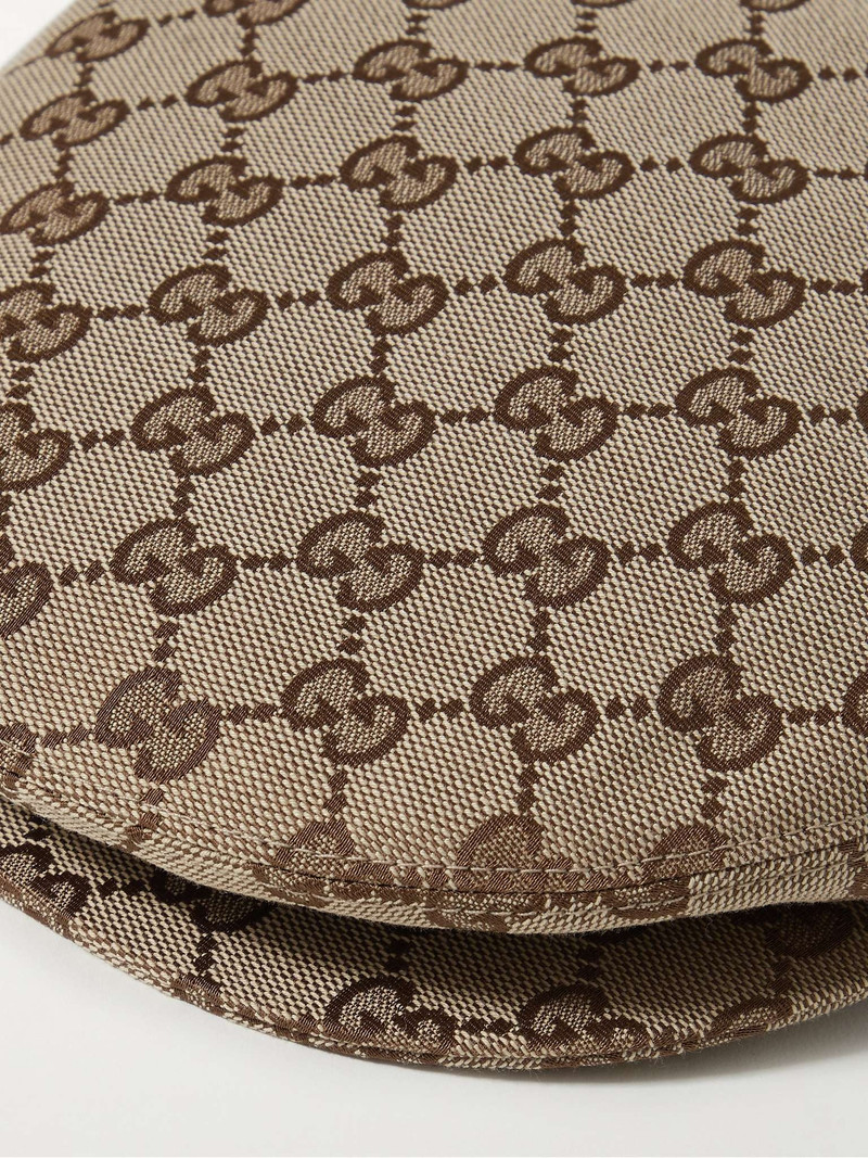 Logo-Appliquéd Monogrammed Canvas Flat Cap 4