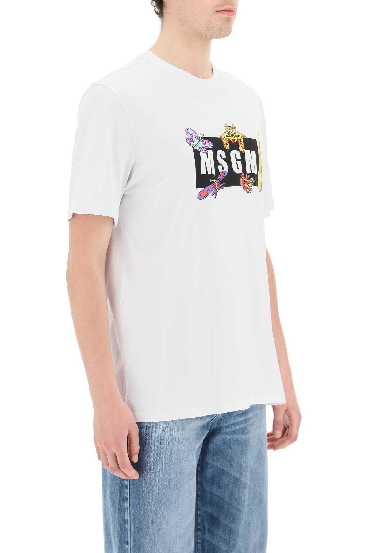 FUNNY TIGER LOGO BOX T-SHIRT - 3