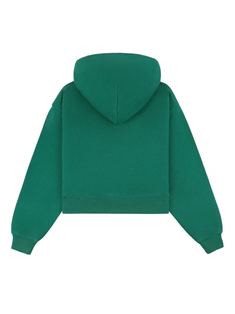 logo-embroidered hoodie 5
