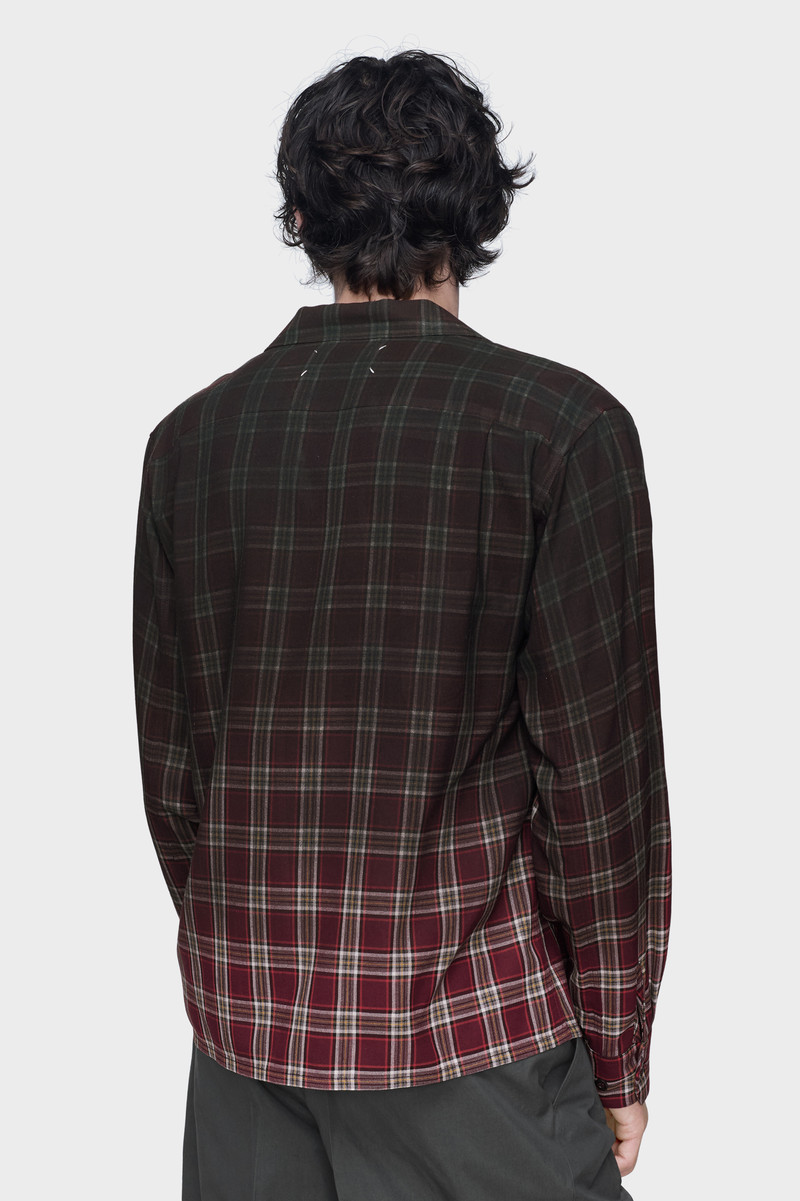 Gradient check shirt 4