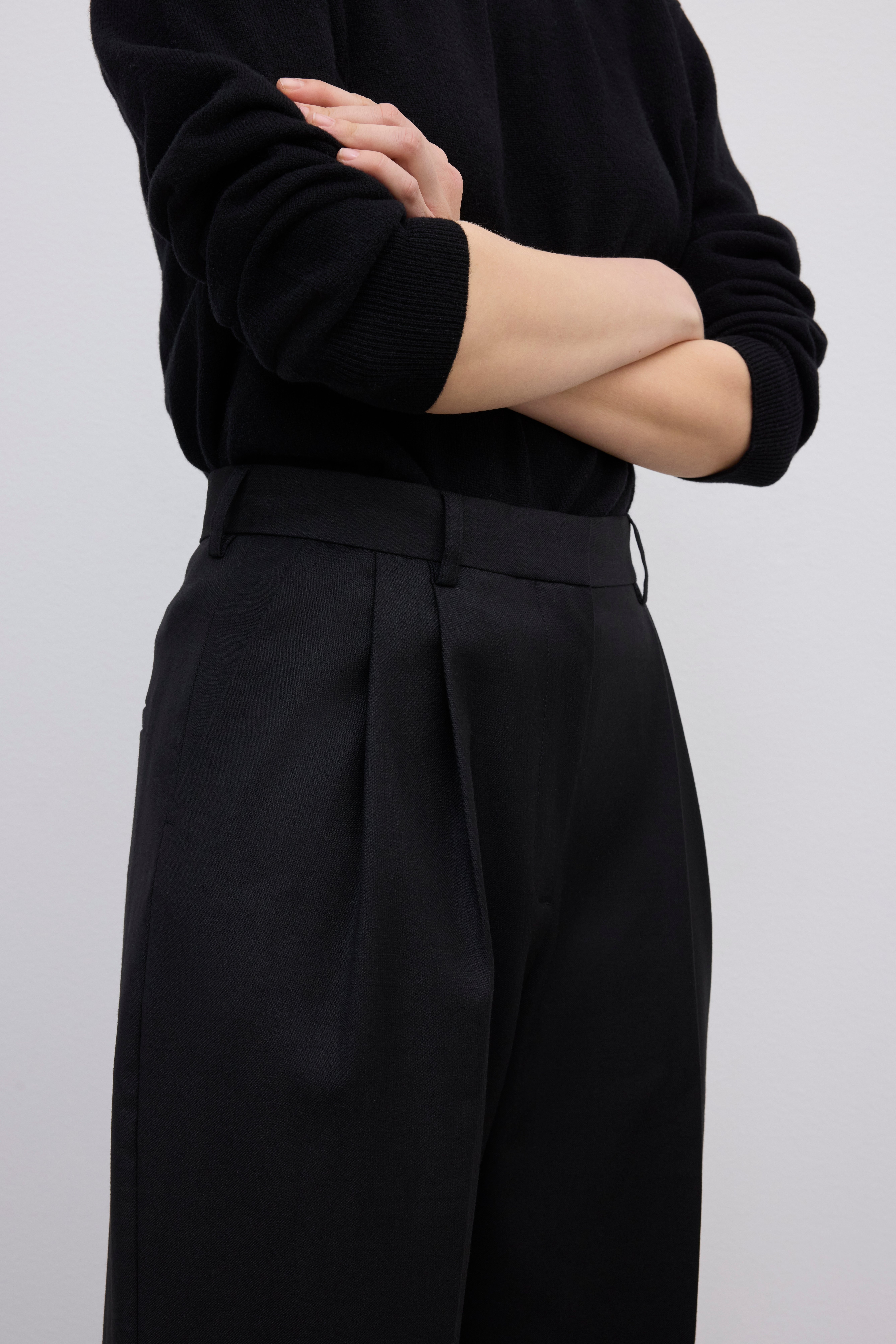 Wide Suit Trousers - 4