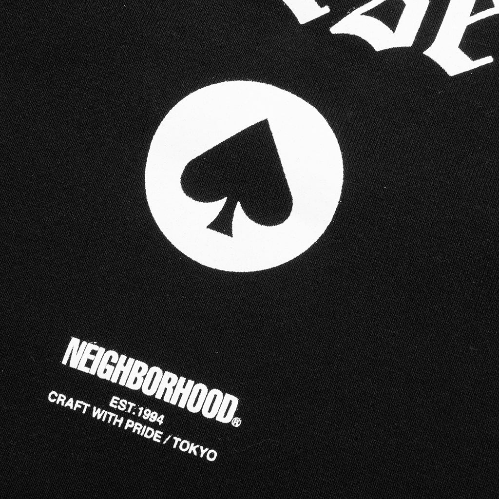 NEIGHBORHOOD X MOTOR HEAD L/S C-HOODIE - BLACK - 5