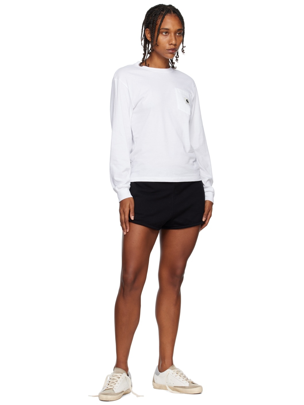 Black Graphic Shorts - 4