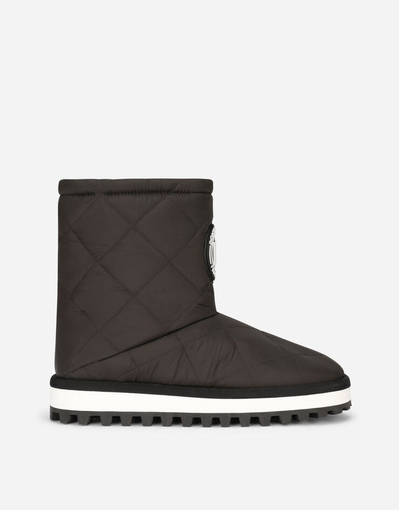 Nylon ankle boots with DG logo 1