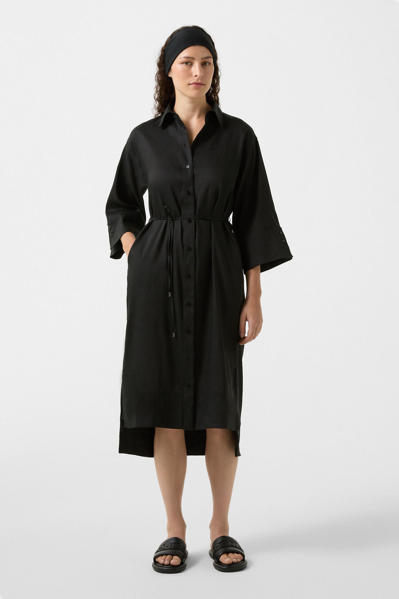 Reika shirt dress in Black 2
