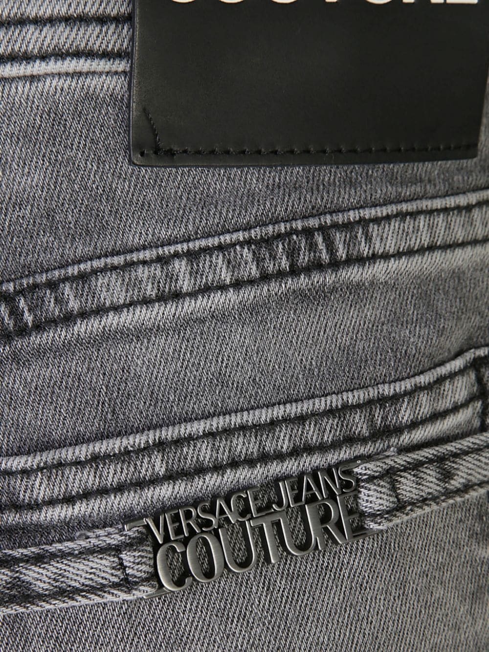 logo-plaque flared jeans - 2