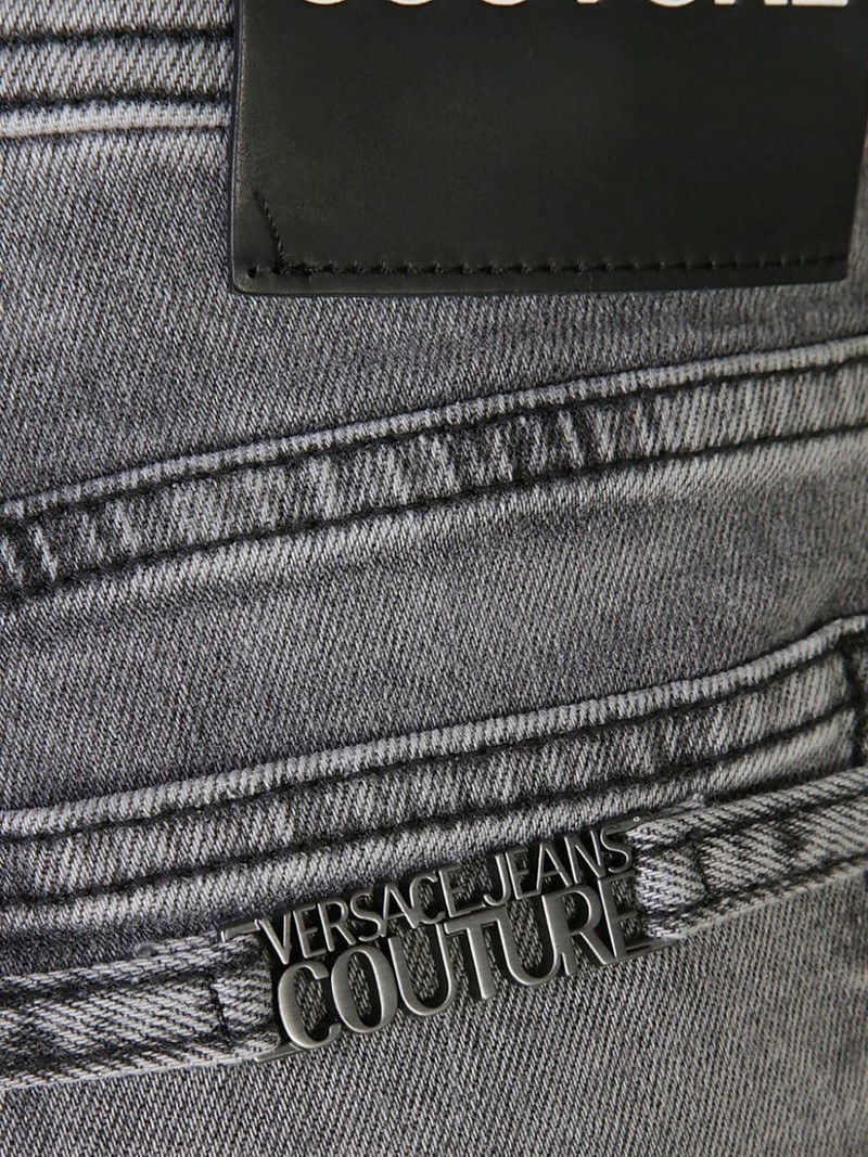 VERSACE JEANS COUTURE logo-plaque flared jeans outlook