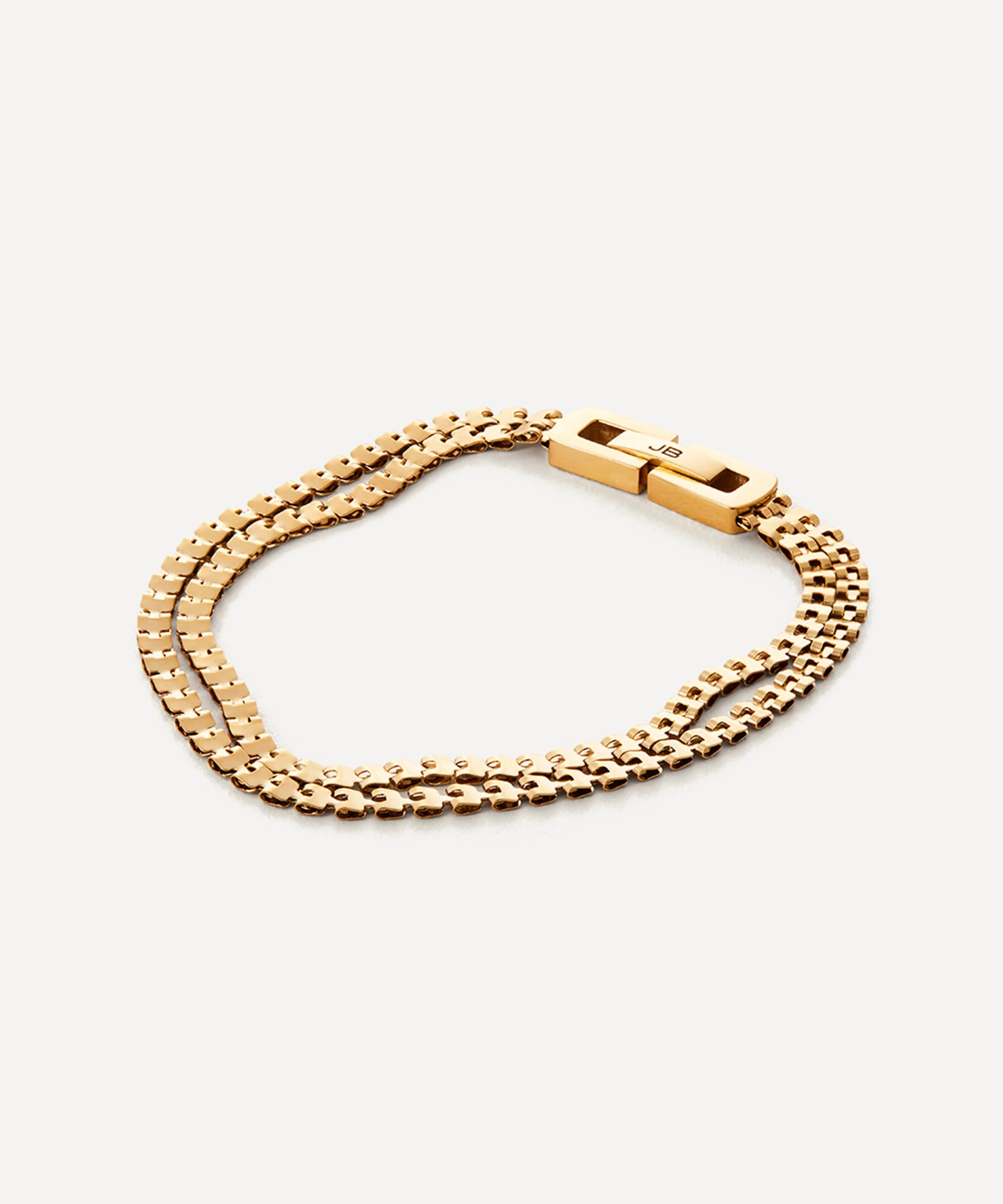 14ct Gold-Plated Double Amalfi Bracelet - 1