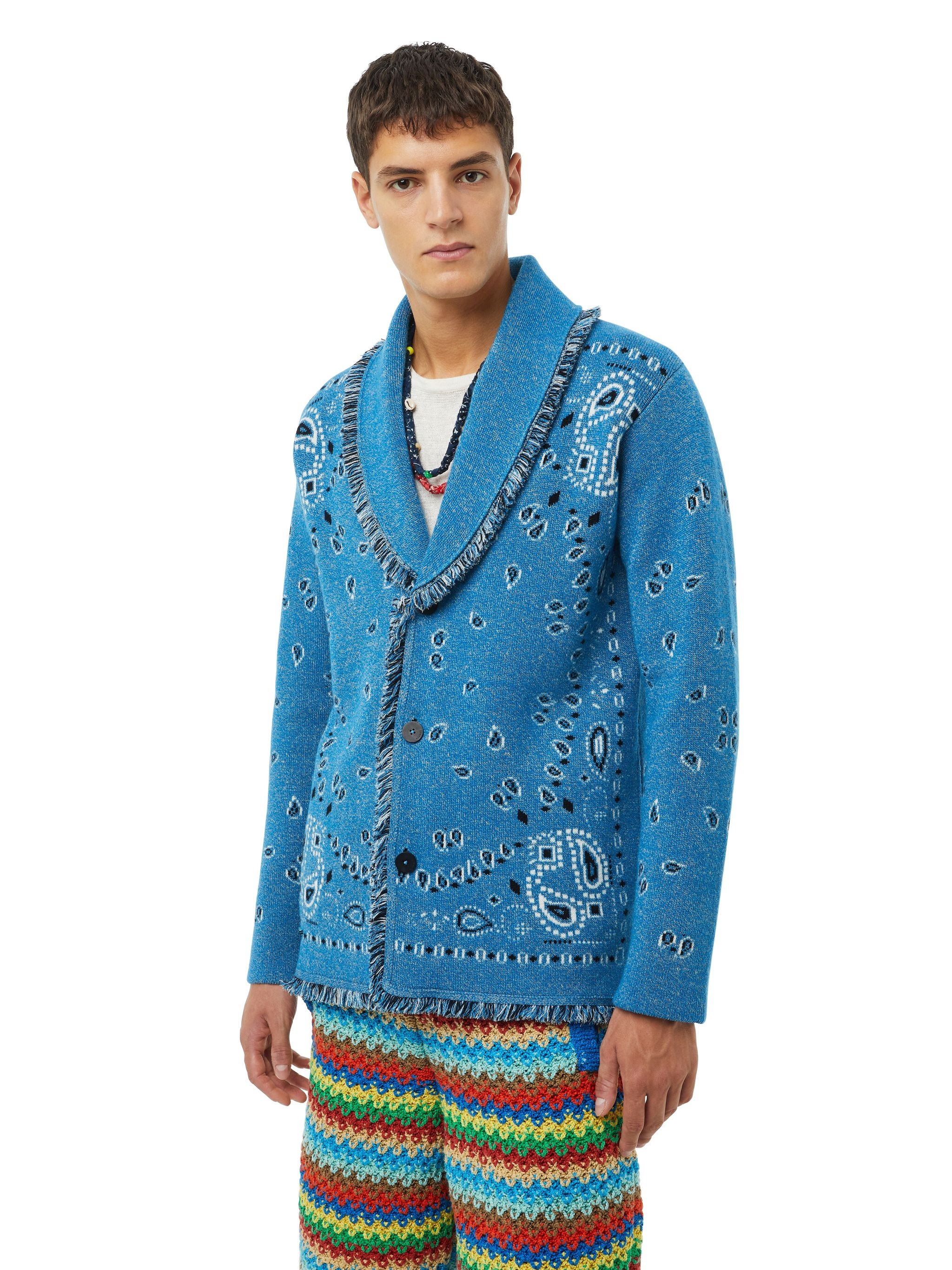 Bandana Jacquard Cardigan - 7