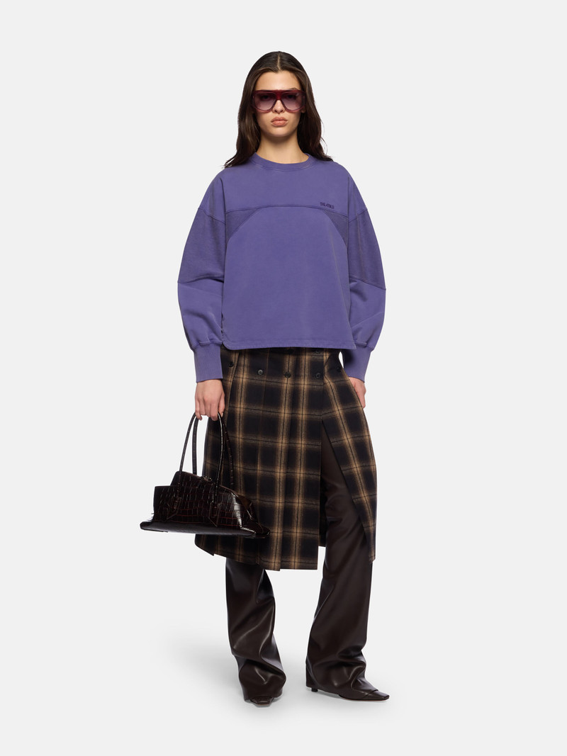 THE ATTICO PURPLE SWEATSHIRT outlook