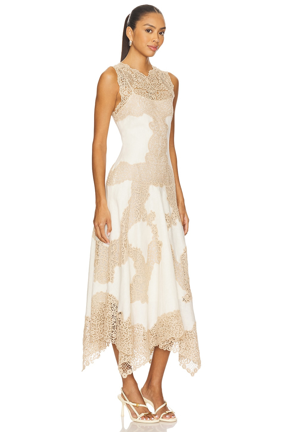 Arlette Sleeveless Handkerchief Dress - 2