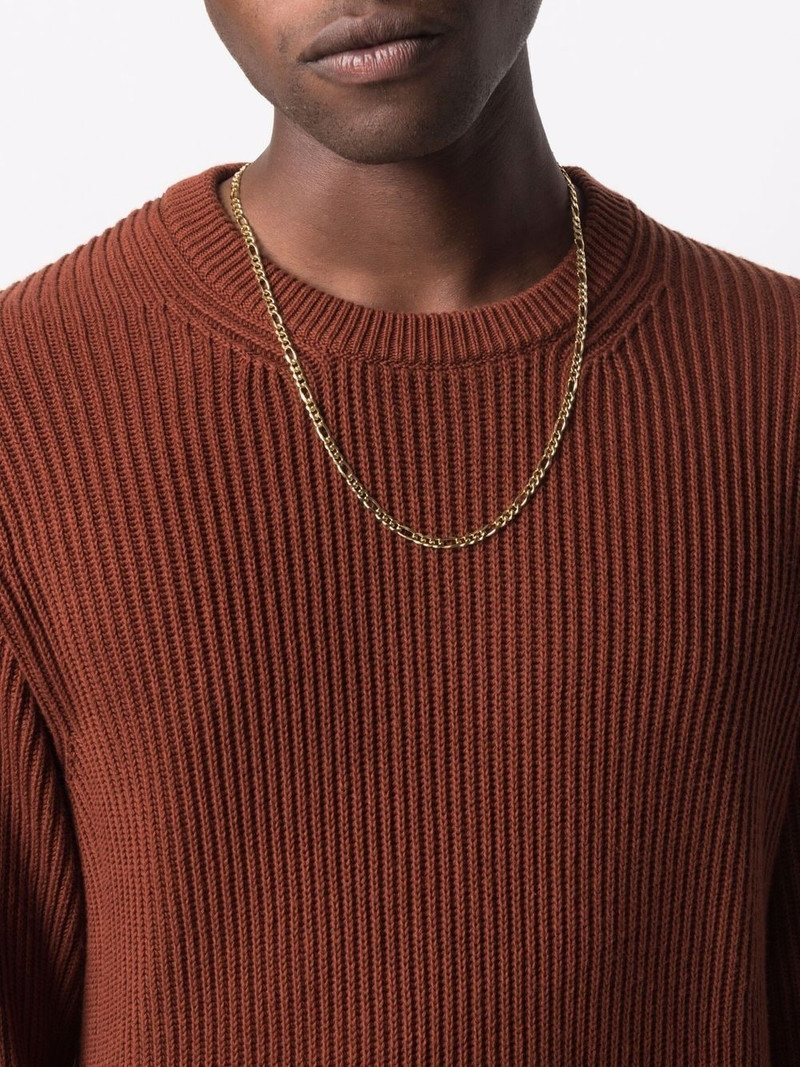 TOM WOOD figaro thick chain necklace outlook