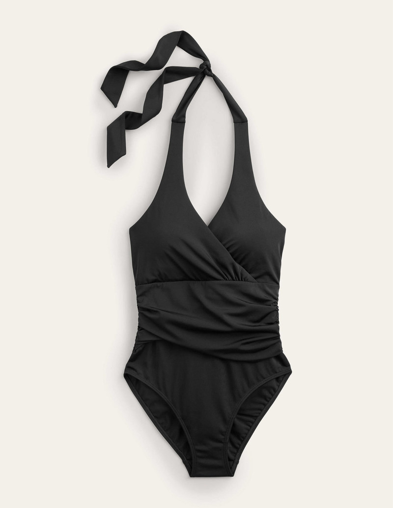 Levanzo Halter Swimsuit-Black 7