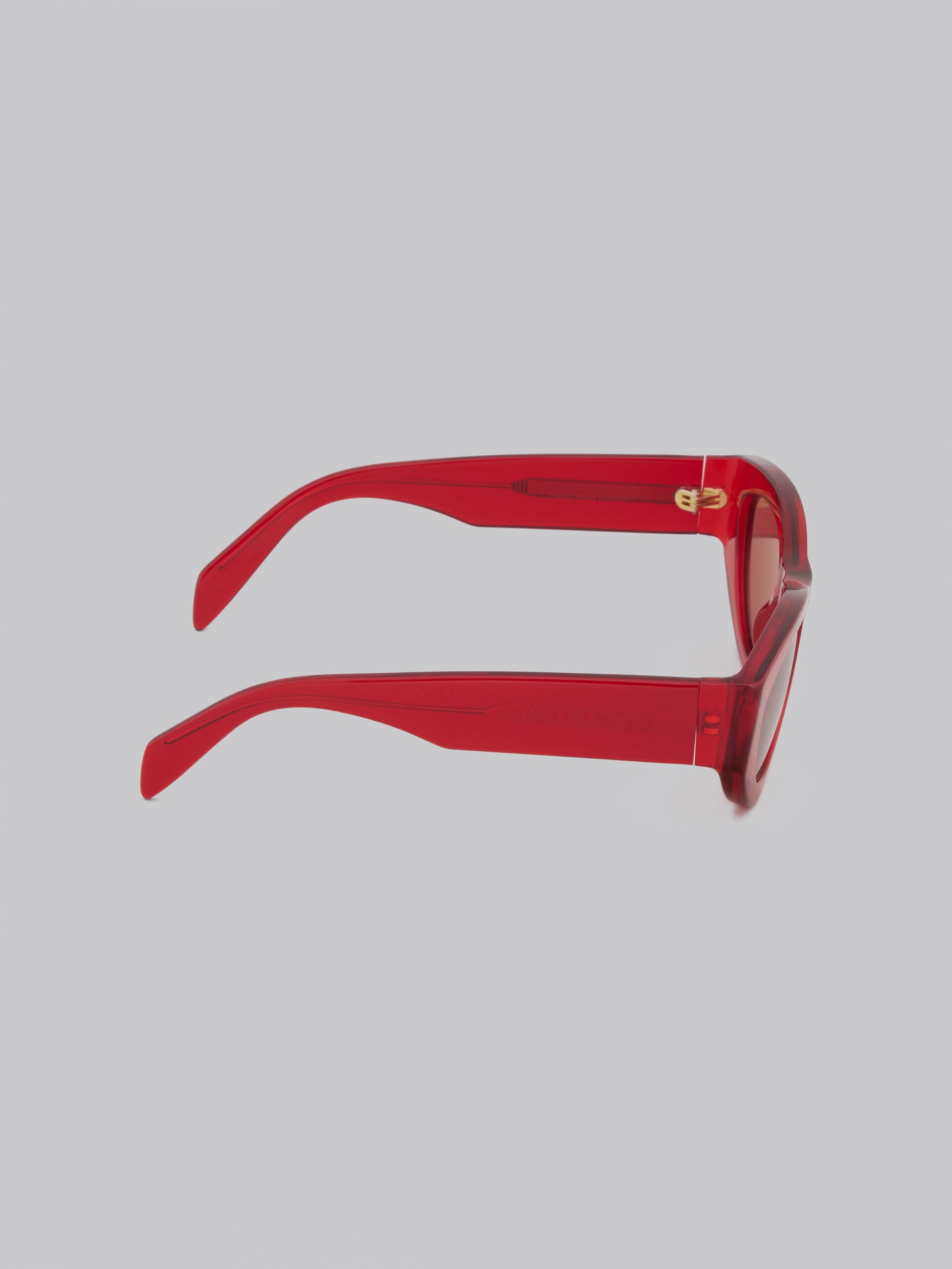 RED ACETATE RAINBOW MOUNTAINS SUNGLASSES - 3