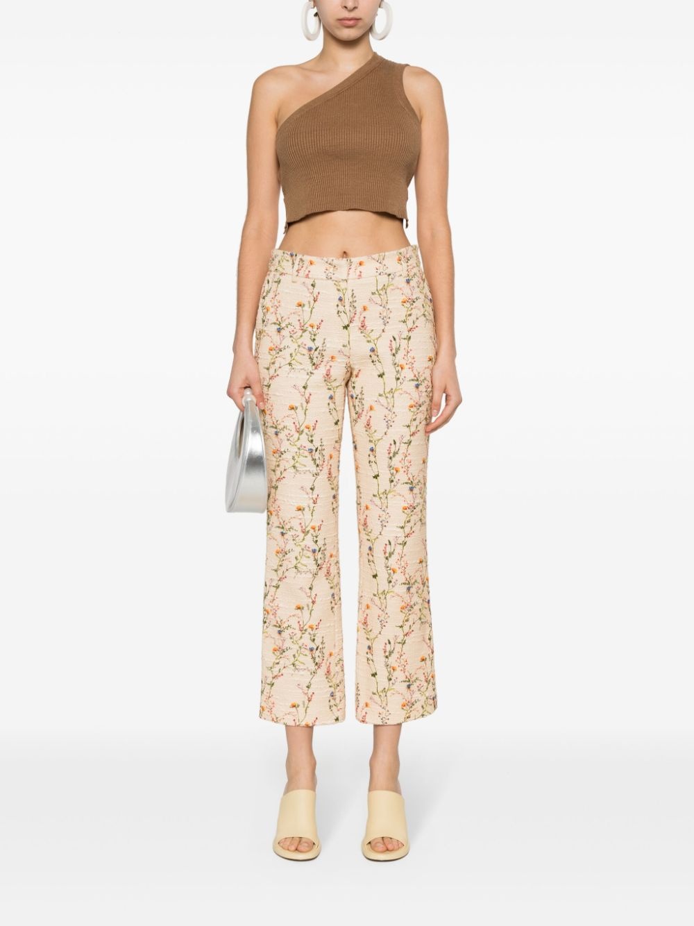 24/7 floral straight-leg trousers - 2