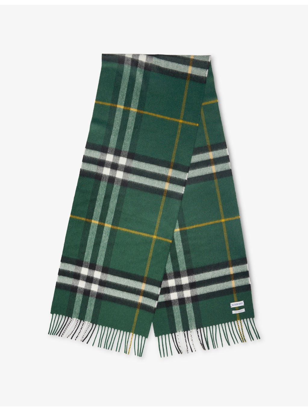 Giant Check Cashmere Scarf - 1