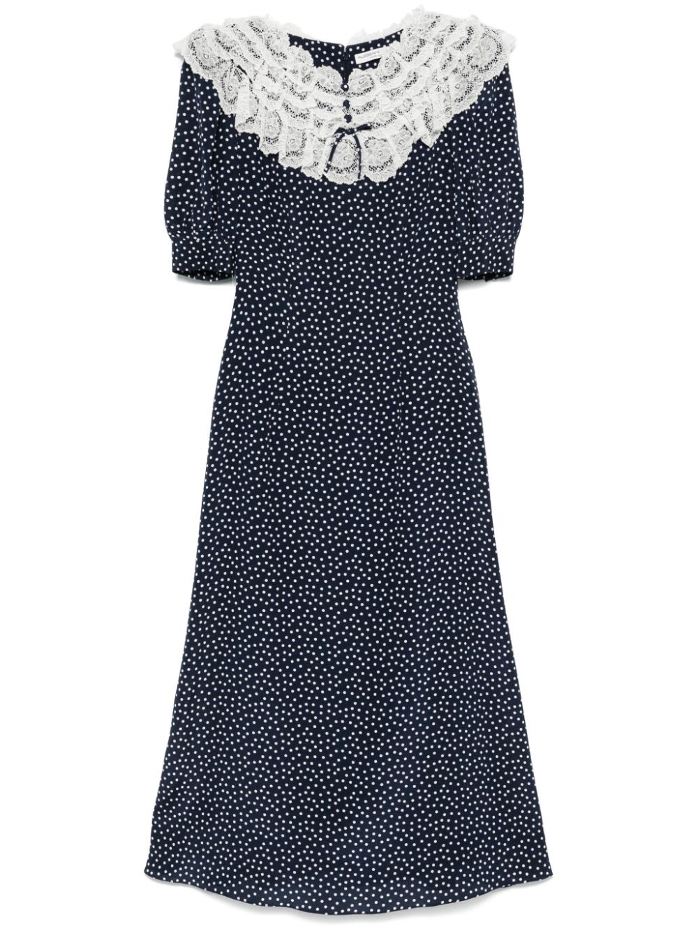 polka-dot maxi dress - 1