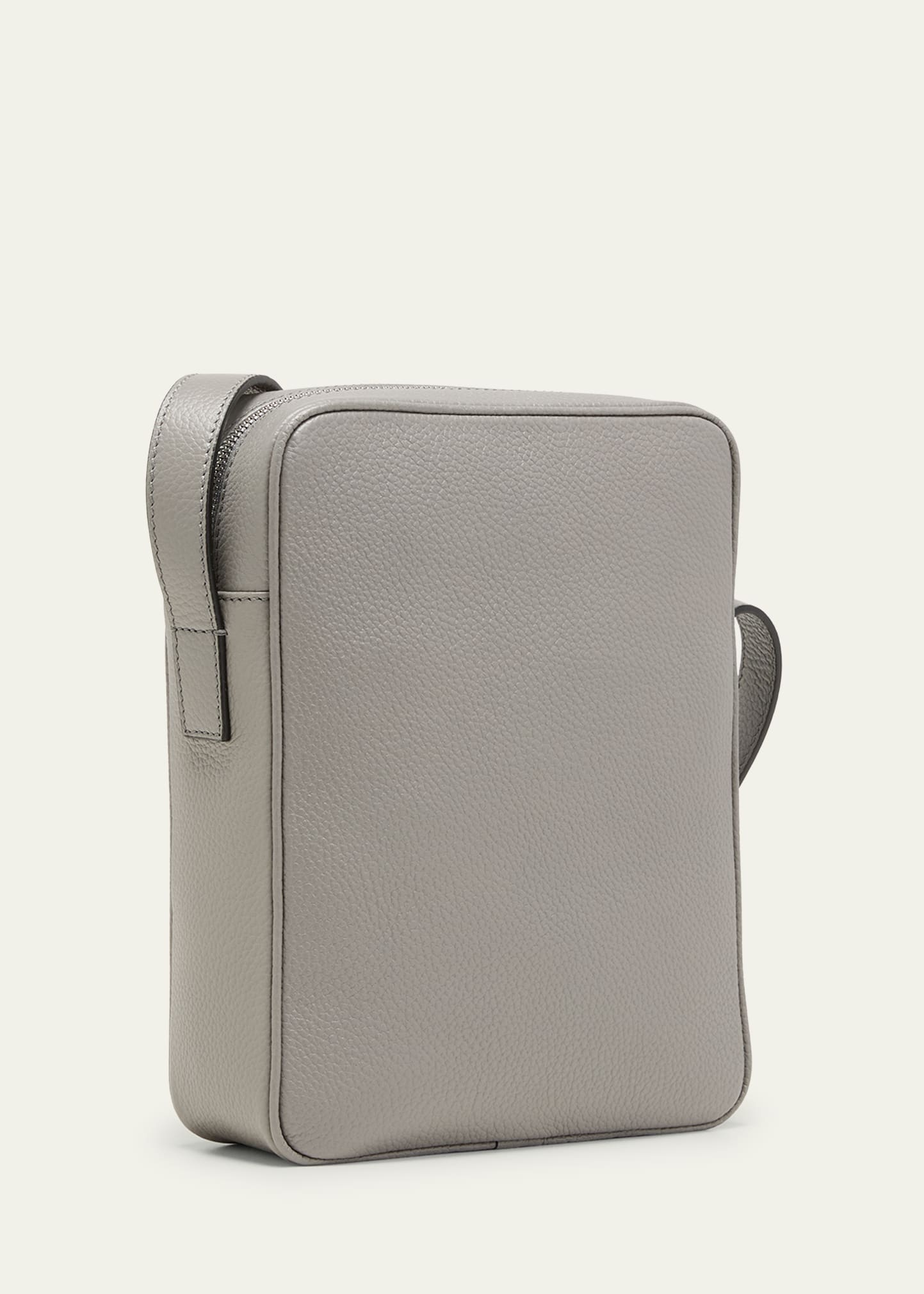 Men's Cachemire Leather Crossbody Bag - 3