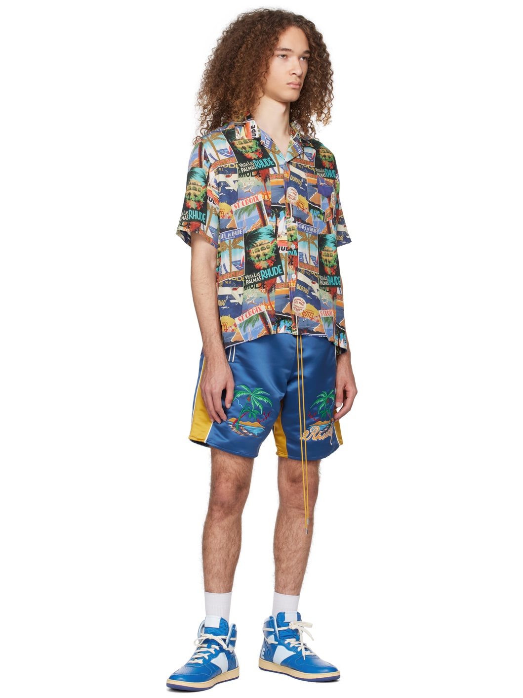 Blue Printed Shirt - 4