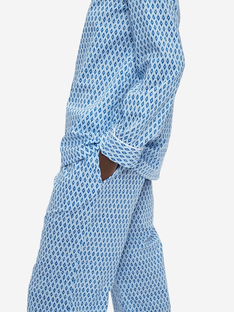Women's Pyjamas Nelson 87 Cotton Batiste Blue - 7