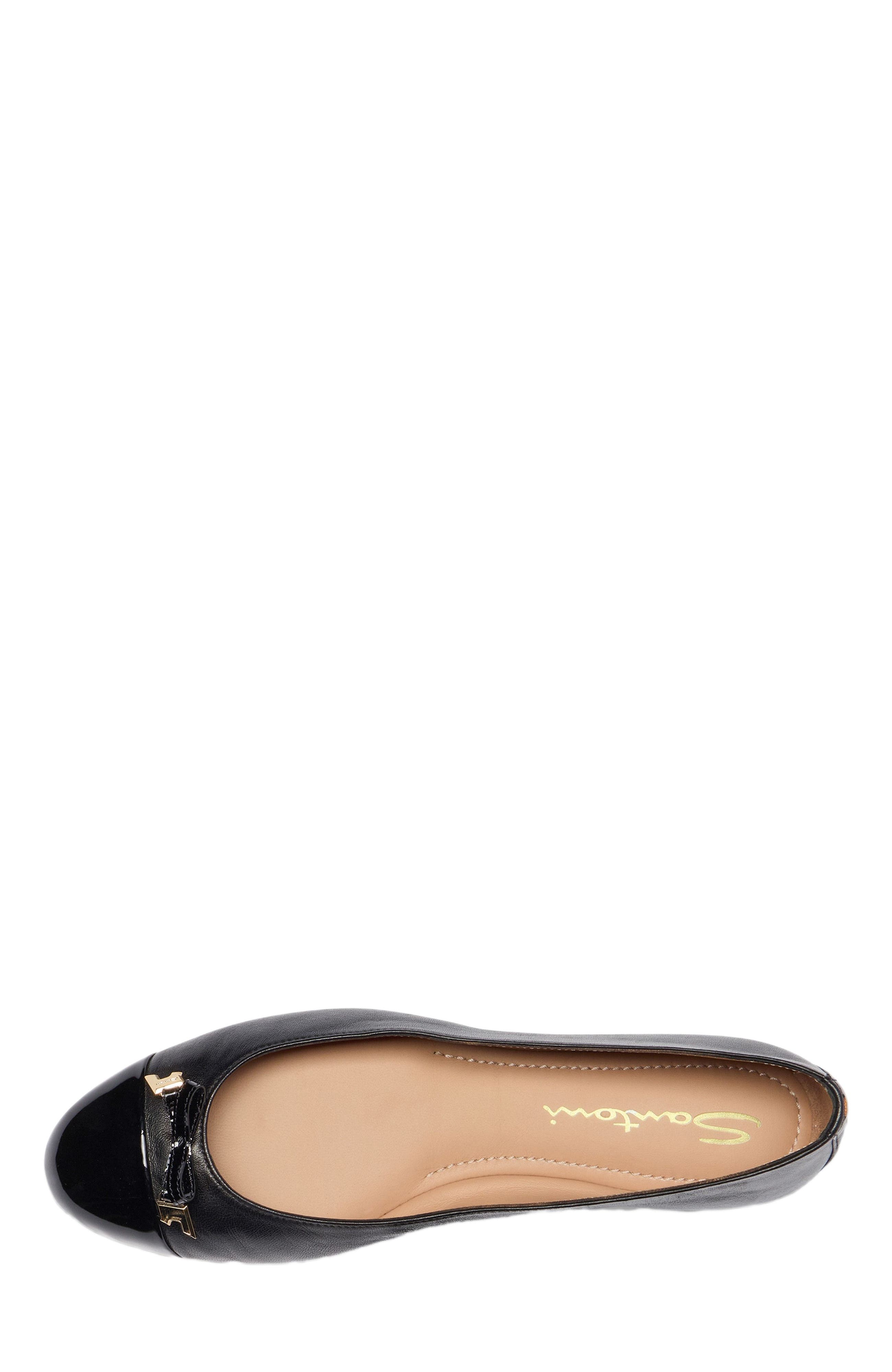 Santoni Women's ballet flat in Black at Nordstrom - 2