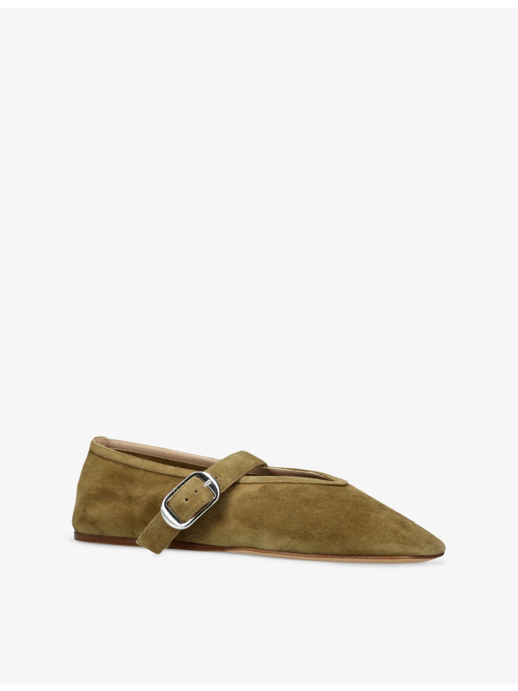 Stella Single-Strap Suede Pumps - 3