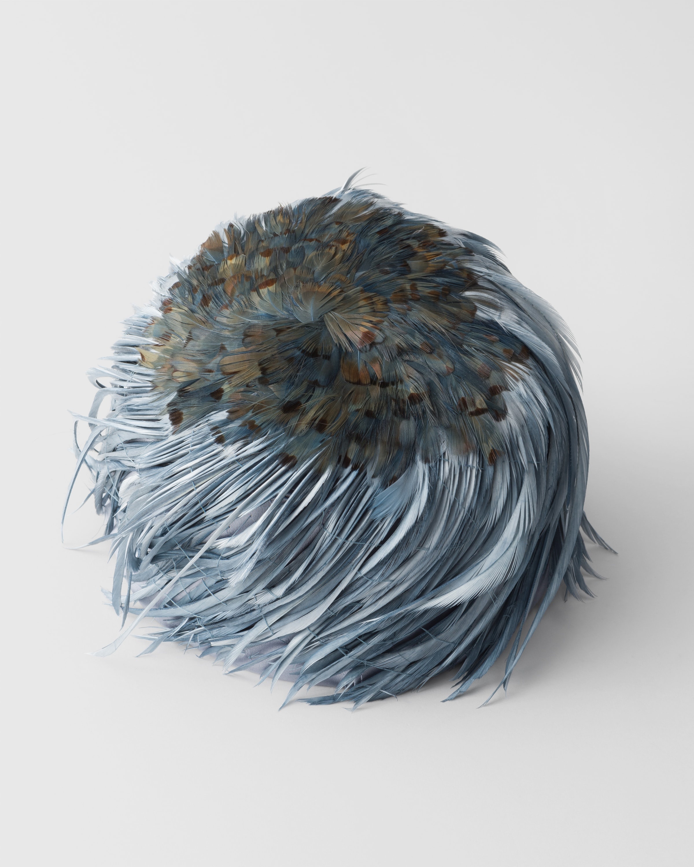 Patent leather and feather hat - 2