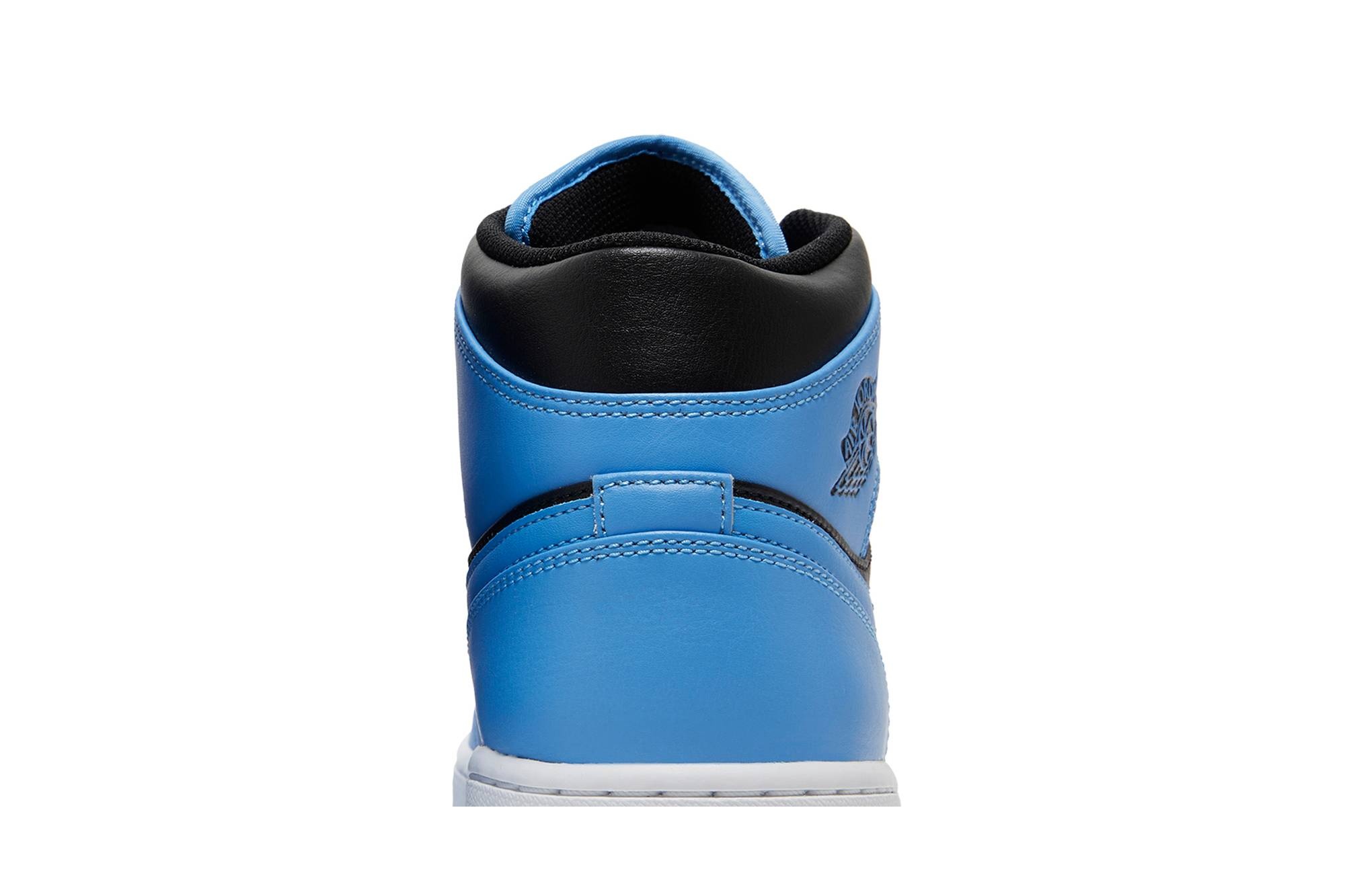 Air Jordan 1 Mid 'University Blue Black' - 7