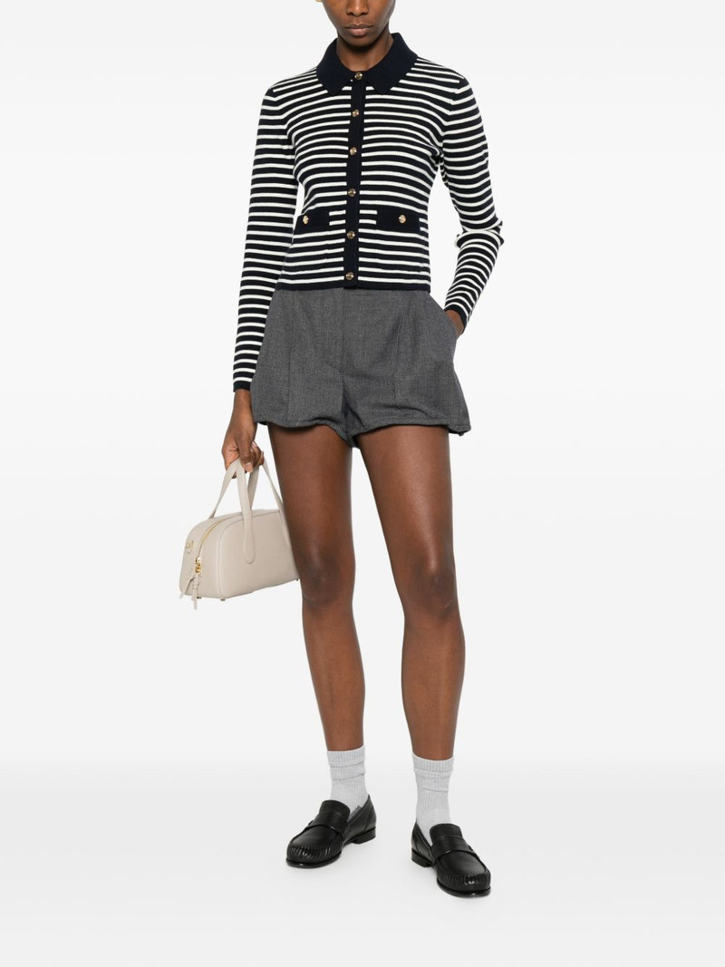 maje striped button cardigan outlook