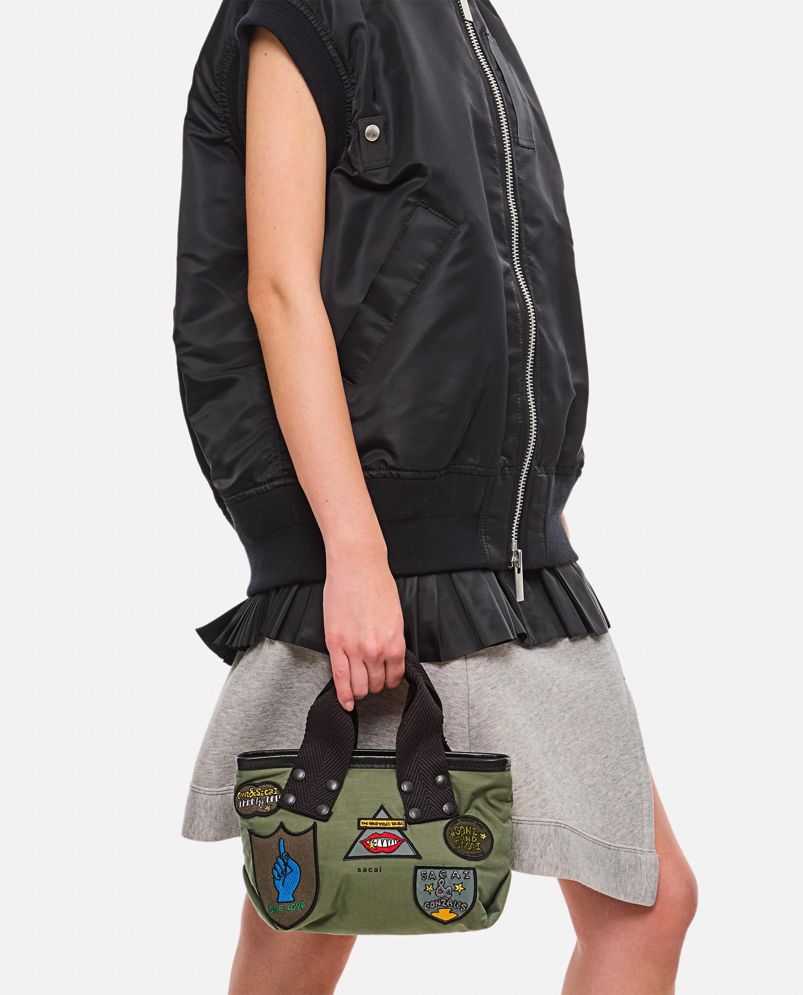 SACAI X MARC GONZALES SMALL PATCH TOTE BAG - 2