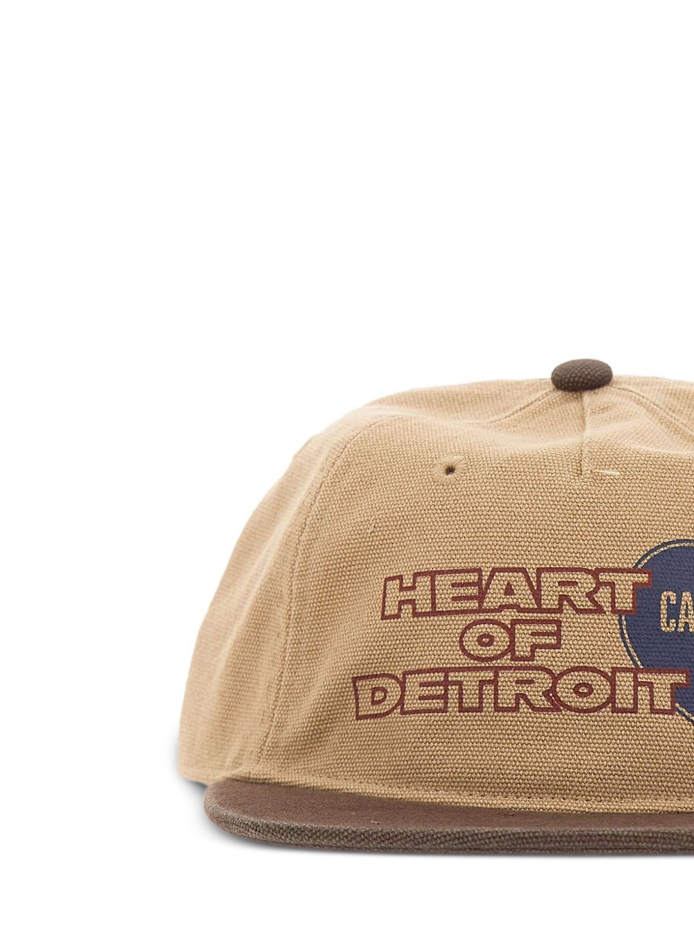 panelled logo-detail baseball cap - 3