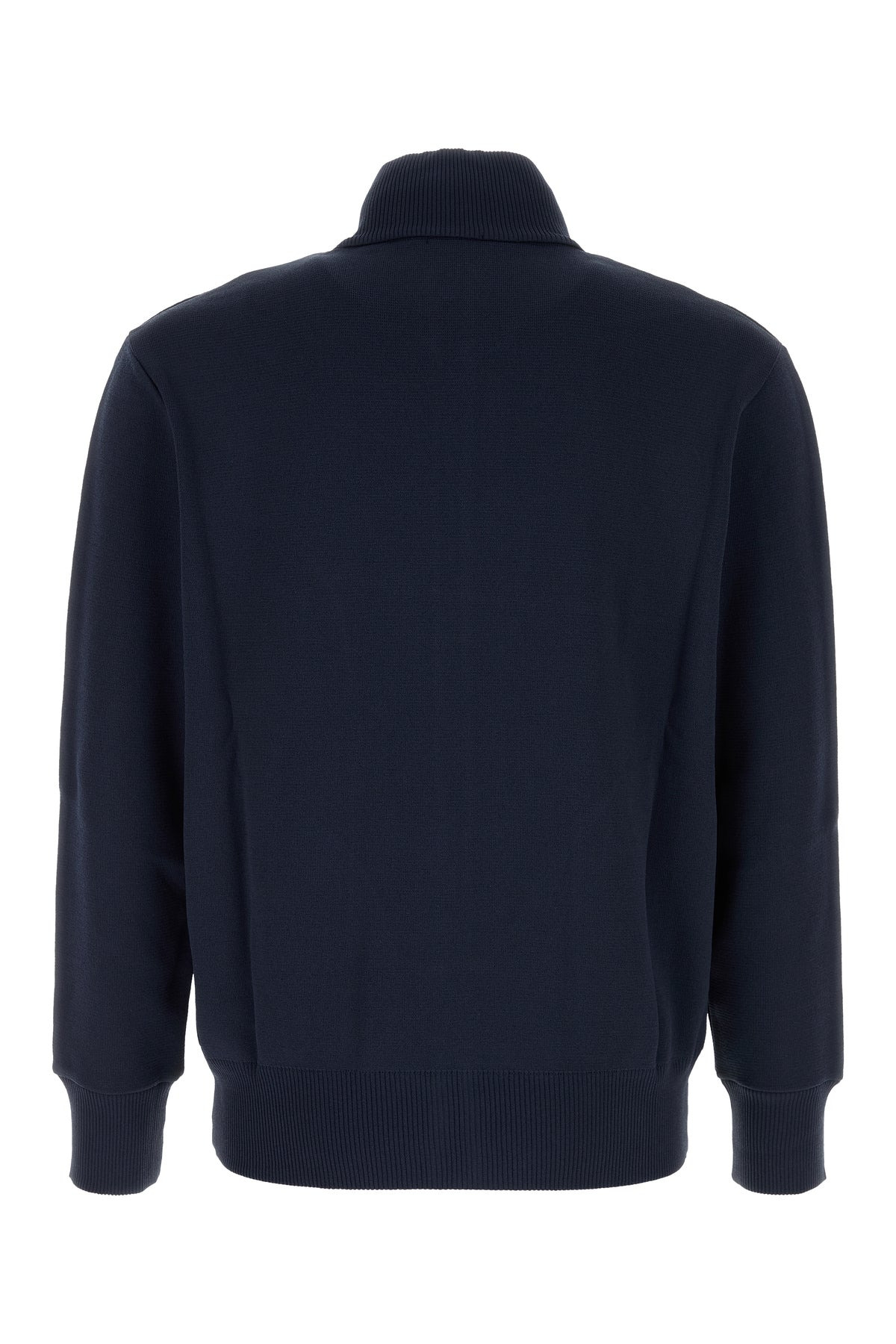 Navy blue knit cardigan - 2