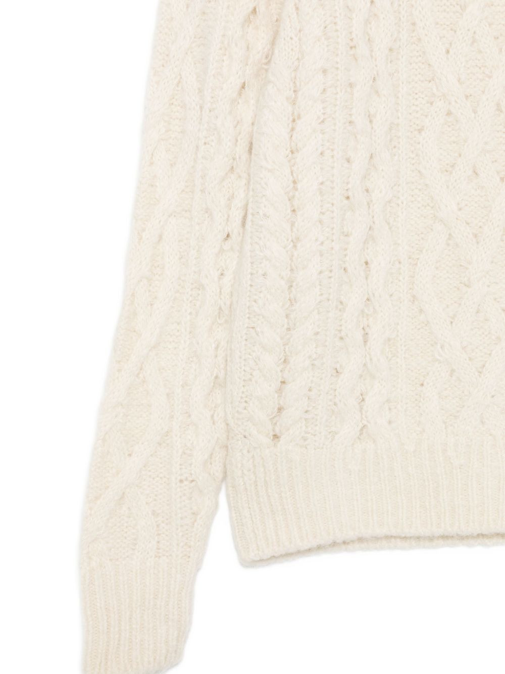 cable-knit sweater - 3