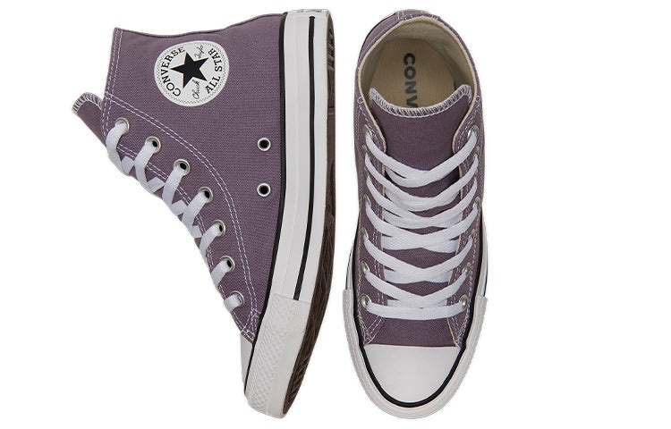 Converse Chuck Taylor All Star Canvas Shoes Grey/Purple A02062C - 4